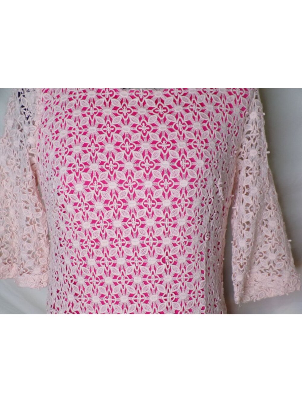 🆕IVY & BLU for Maggy Boutique Crochet Lace Dress 6 - Picture 8 of 13